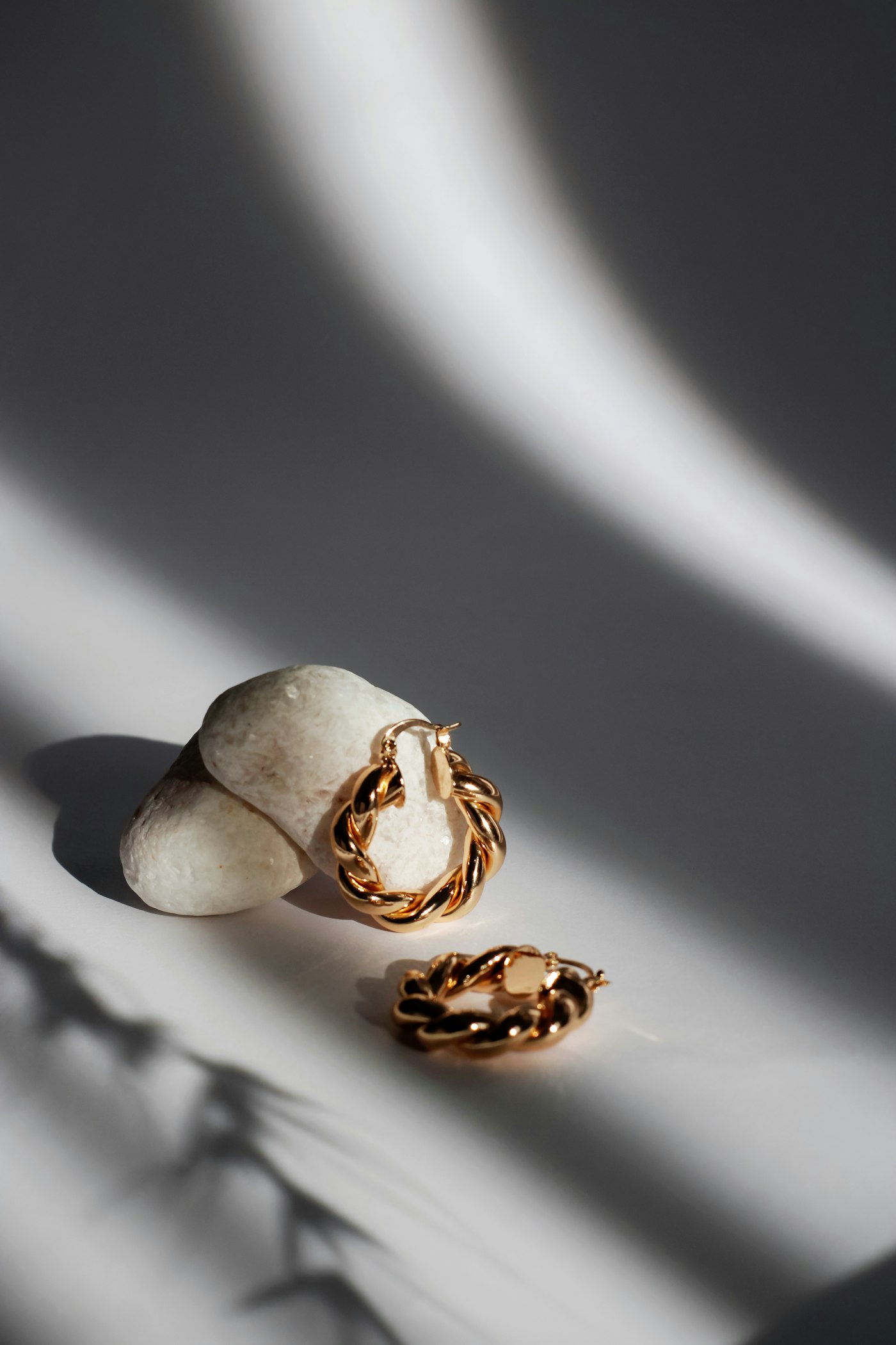 Gold Jhumka Earrings